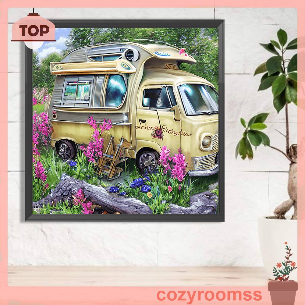 Bộ Tranh Đính Đá 5D Toàn Diện Họa Tiết Độc Đáo DIY Dùng Trang Trí