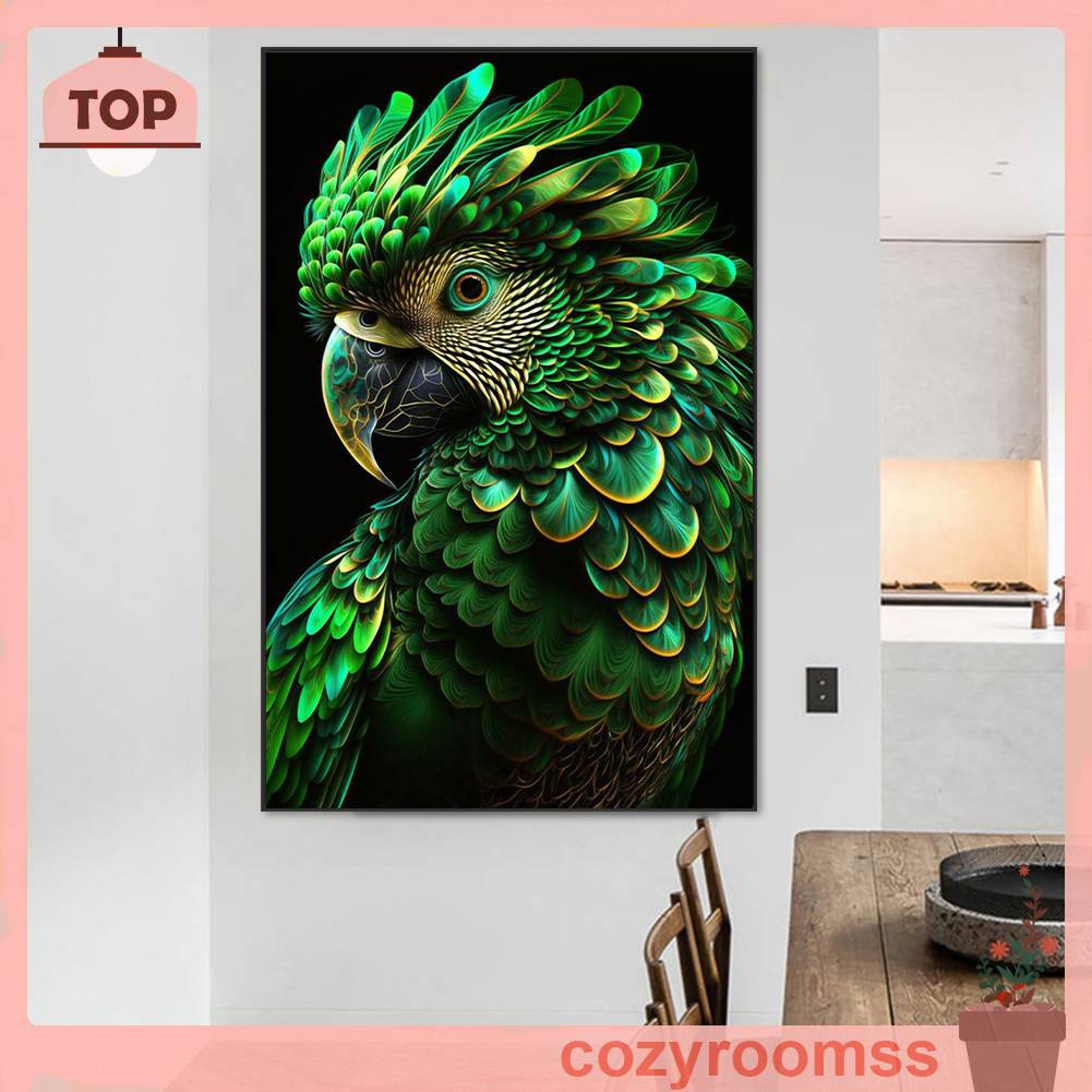 Tranh Đính Đá Kim Cương Toàn Bộ 5D DIY Hình Vẽ Vẹt