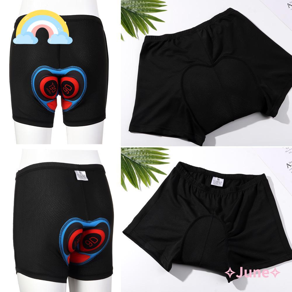 JUNE Quần ngắn đi xe đạp Có Đệm Gel Cho Nam Nữ
