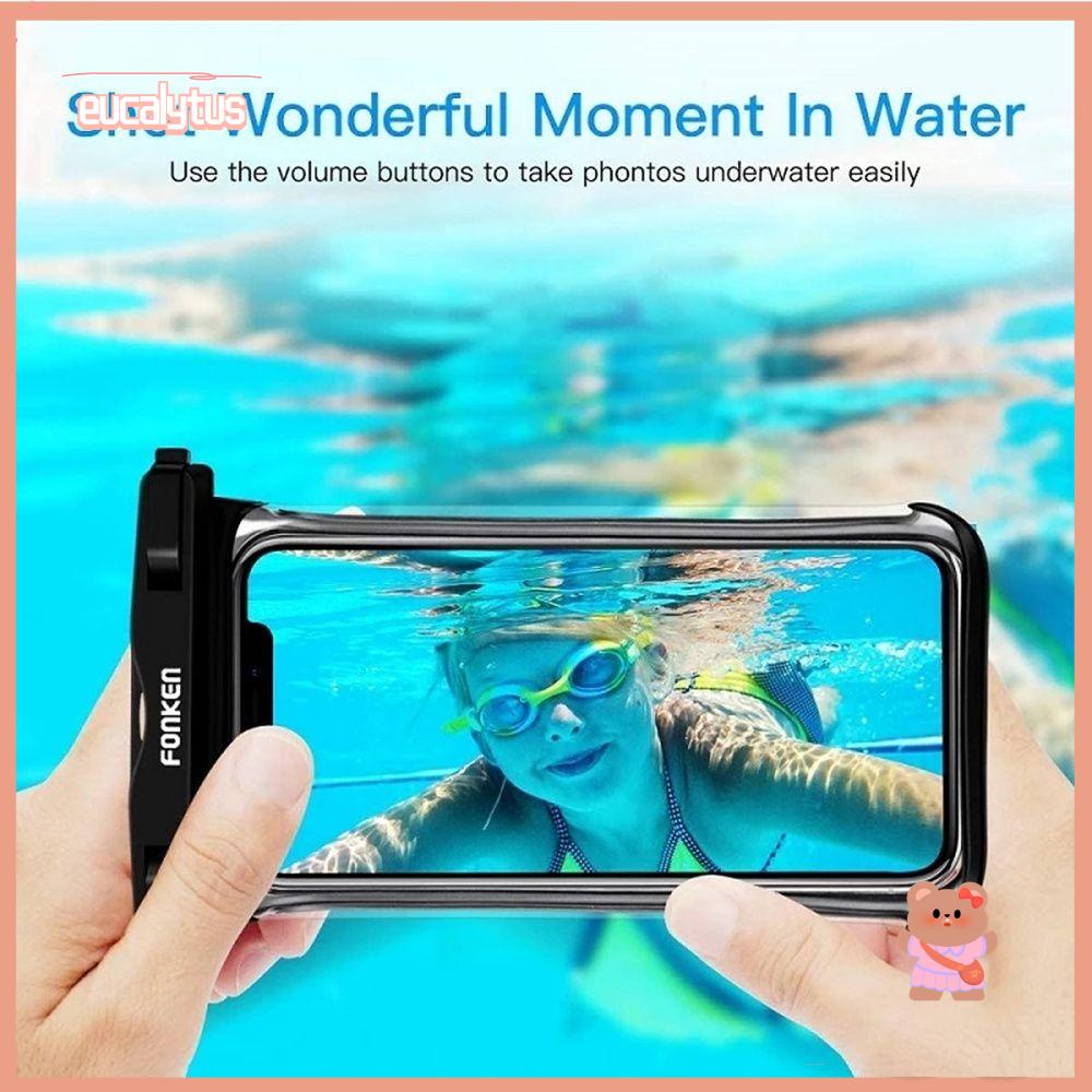 EUTUS Ốp Điện Thoại Chống Nước / Bụi Bẩn Có Thể Chạm Màn Hình Cảm Ứng Cho Hoạt Động Dưới Nước