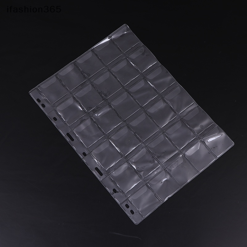 1 Tờ 30 Ngăn Đựng Tiền Xu Sưu Tầm Bằng Nhựa Tiện Dụng