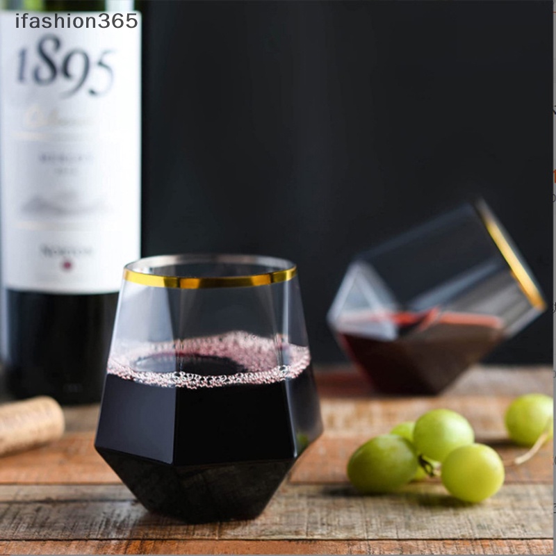 Ly Thủy Tinh Uống Rượu Cocktail Hình Lục Giác Trong Suốt 360ml ifashion365