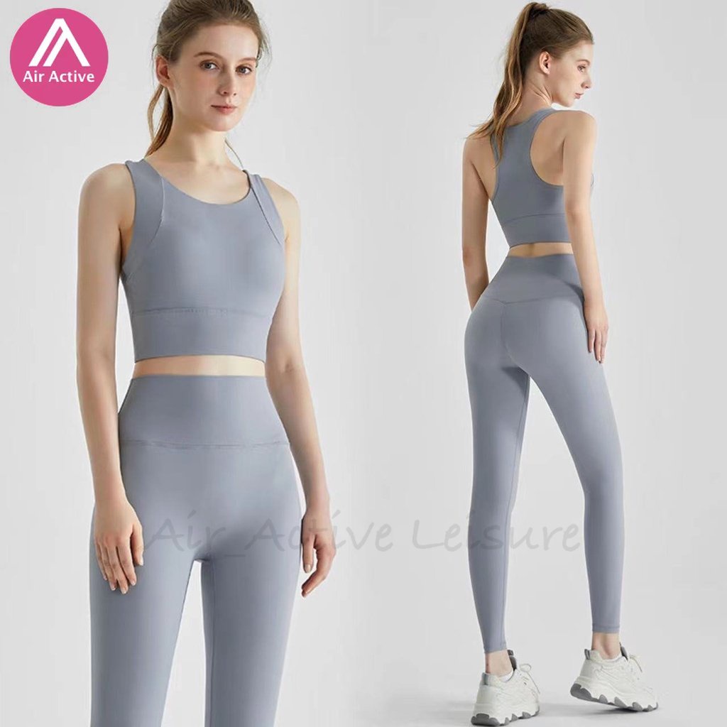 AirActive Yoga Sports Set cố định tay đua của nịt vú thể thao và nịt lưng thể thao cao