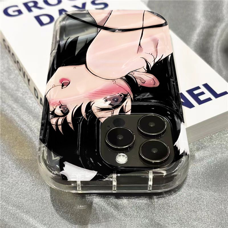Ốp Điện Thoại Mềm Trong Suốt Họa Tiết Hoạt Hình WGZR Cho iPhone14promax8 / 1312 Cute plusxr117