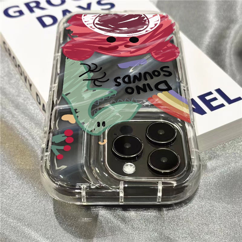 Ốp Điện Thoại Mềm Trong Suốt Họa Tiết Gấu Và Dâu Tây Dễ Thương Cho Iphone 1312 Xr 87 11 / 14 Pro Max