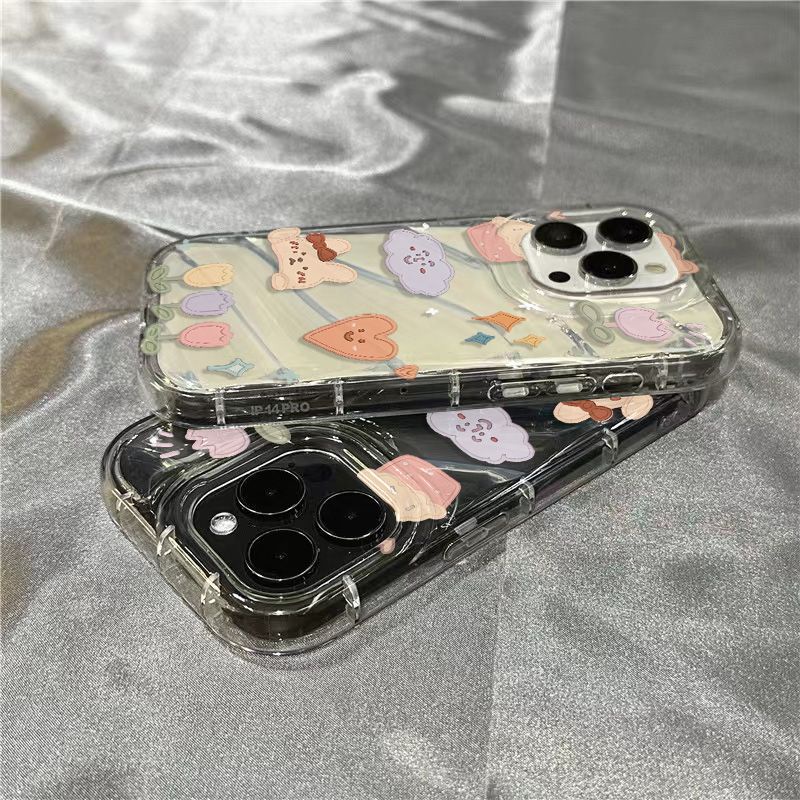 Ốp Điện Thoại Dẻo Trong Suốt Họa Tiết Hoạt Hình Chú Thỏ Dễ Thương Cho iPhone14promax / Apple 8 xrplus / 117 F0KN 1312