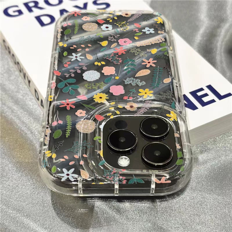Ốp Điện Thoại Dẻo Trong Suốt Họa Tiết Hoa Xinh Xắn Cho Iphone14Promax11 71312Sinsiphone14 / xr / 8 HDST