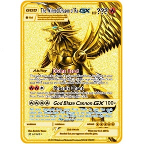 Thẻ Kim Loại Pokemon Charizard Gx Rare thẻ năng lượng đứa trẻ trò chơi thẻ vàng món quà đồ chơi