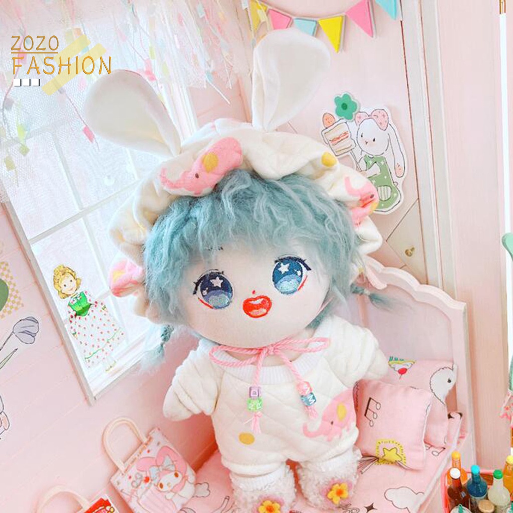 Búp Bê Đồ Chơi Hình Chú Voi Bằng Vải Mềm Mại Kích Thước 20cm