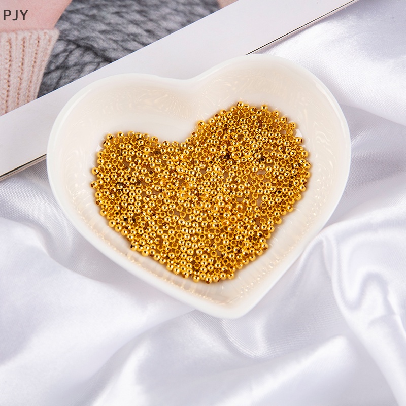 Set 30-500 Hạt Xỏ Lỗ Bằng Sắt Mạ Điện Dùng Để Làm Đồ Trang Sức Thủ Công PJ