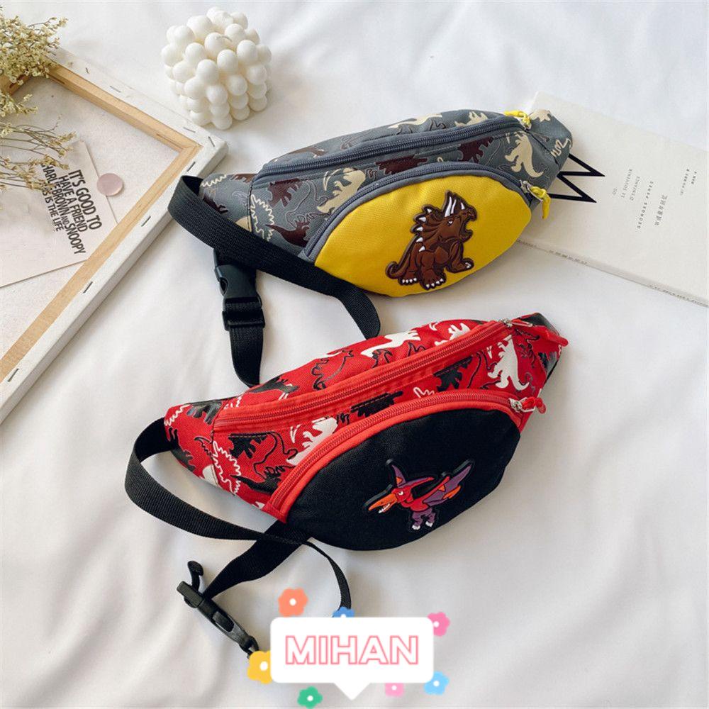 MIHAN1 Túi Đeo Hông Họa Tiết Hoạt Hình