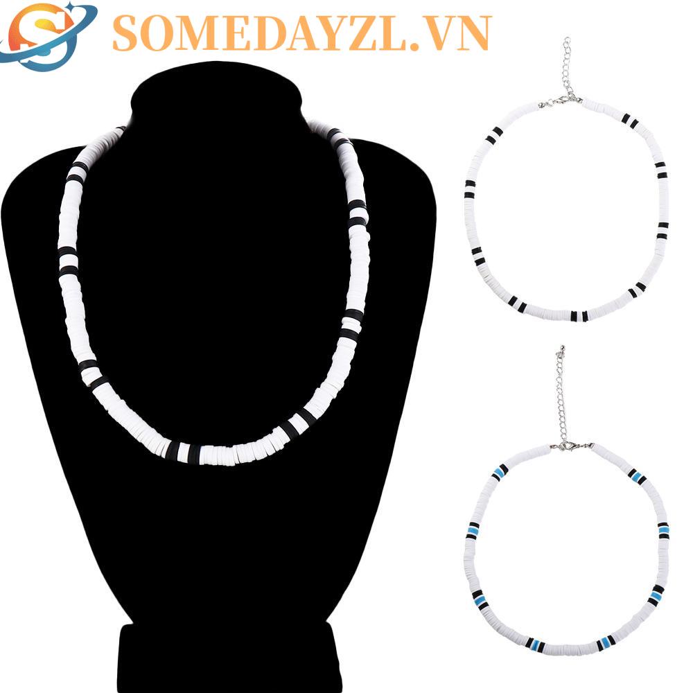 SOMEDAYZL Vòng cổ Đất Sét Polymer Thiết Kế Đơn Giản Phong Cách Cổ Điển Thời Trang Cho Nam Và Nữ