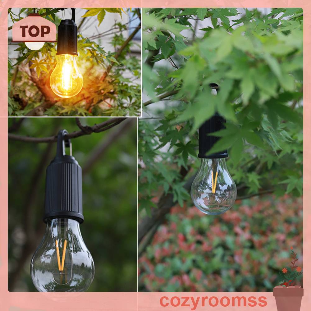 Đèn LED Cắm Trại Chống Thấm Nước 400mAh 100LM Kèm Móc Tiện Dụng