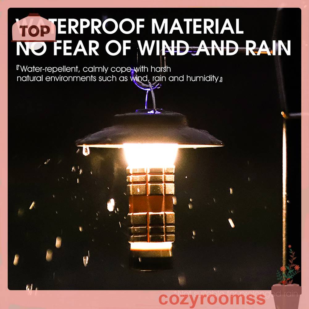 Đèn Pin Sạc USB Mini 2200mAh Mang Đi Cắm Trại Tiện Dụng