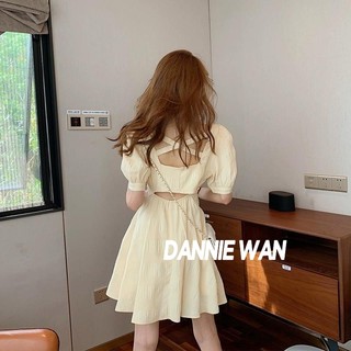 DannieWan váy Đầm váy nữ sang chảnh đầm body Thời trang đẹp A92M03P