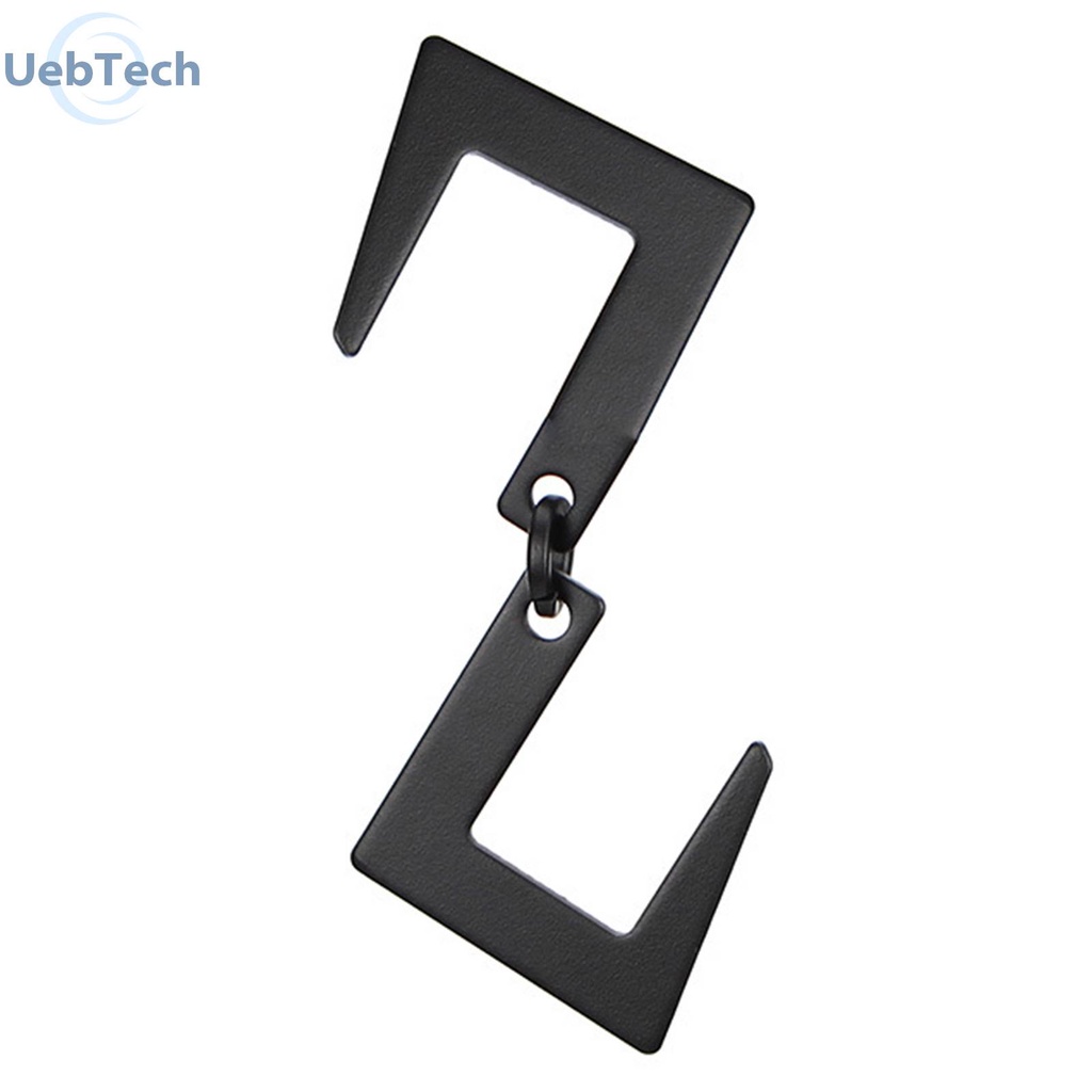 Móc Treo Đồ Hình Chữ S Bằng Kim Loại Tiện Dụng Cho Cắm Trại Leo Núi