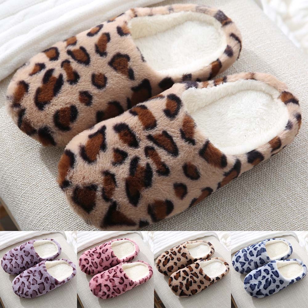 Dép Đi Trong Nhà Đế Mềm Giữ Ấm Mùa Đông Cho Nam Nữ