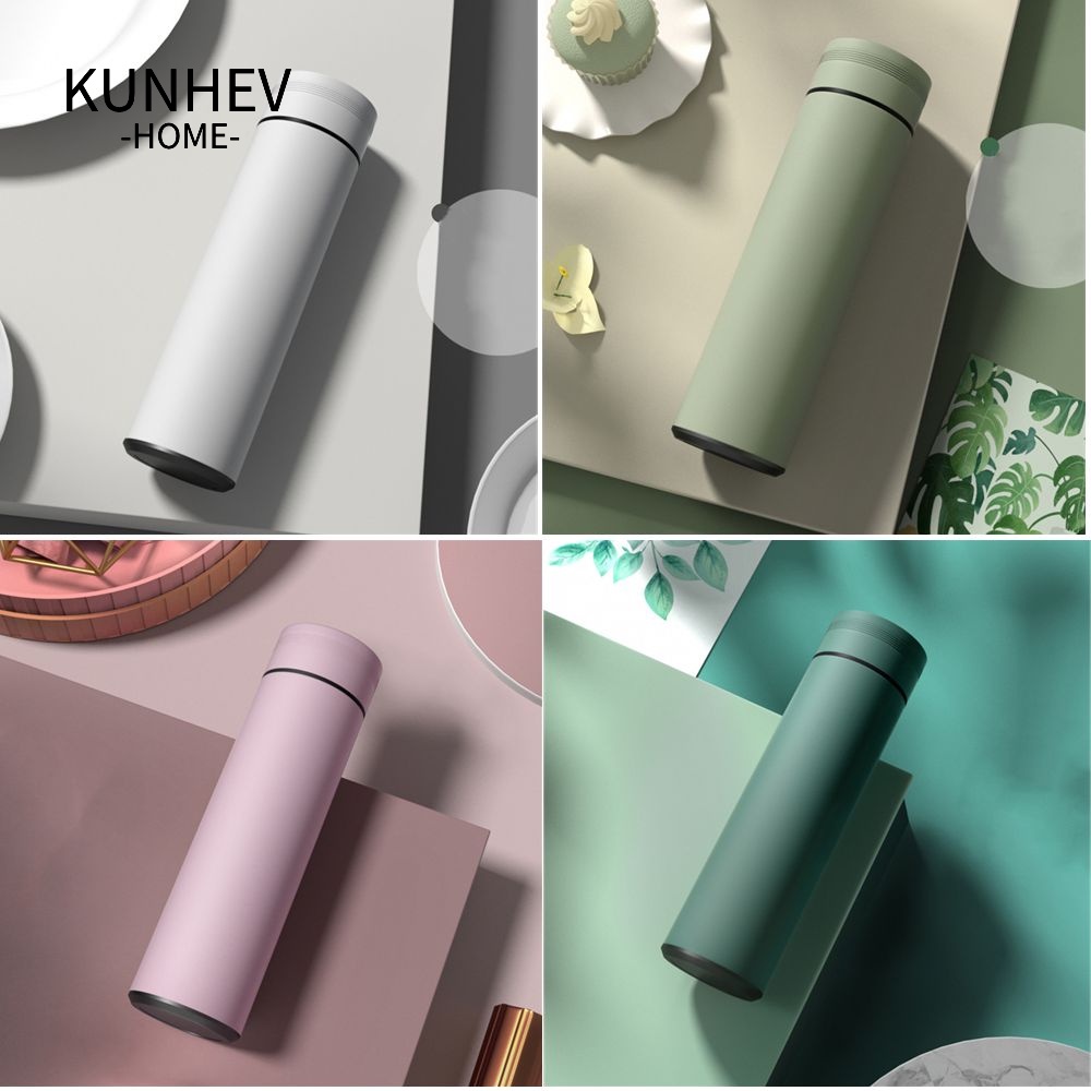 KUNHEV Bình Nước Inox 480ml Chống Rò Rỉ Chịu Nhiệt Tốt