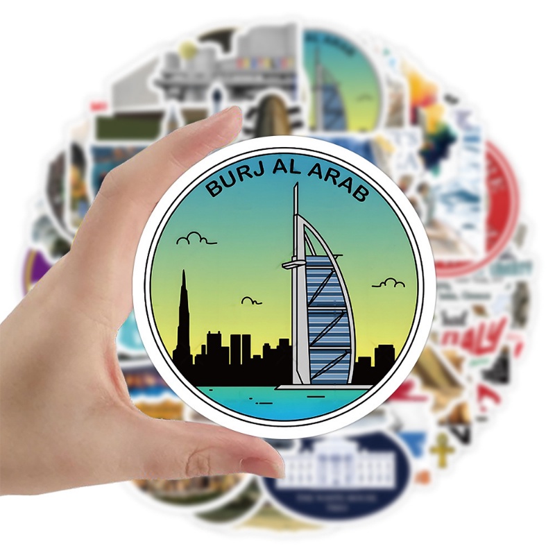 Z&M❀ Bộ 52 Miếng Dán Chống Thấm Nước Dùng Làm Đồ Chơi Kỷ Niệm