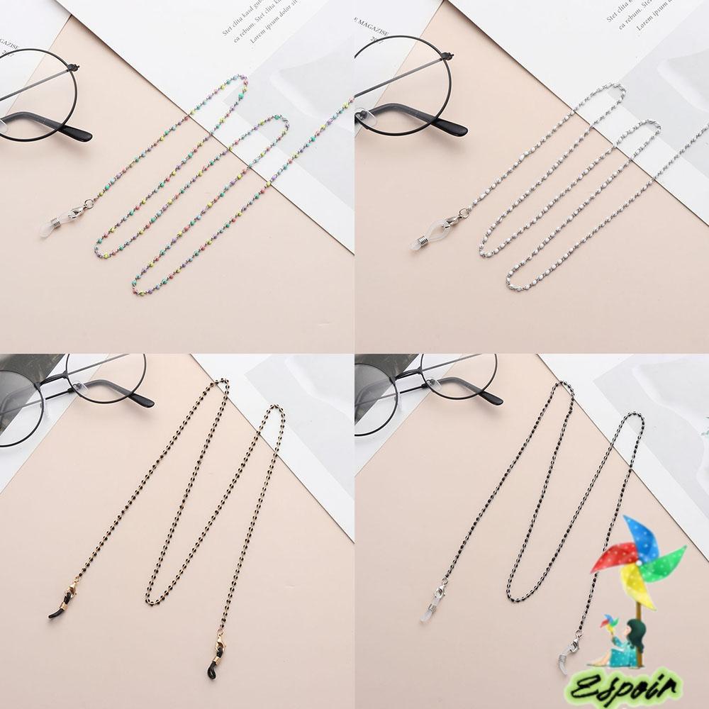 ESPO Giá Đỡ Mắt Kính Đọc Sách Chống Thất Lạc Xỏ Hạt Kim Loại Dành Cho Nam Và Nữ