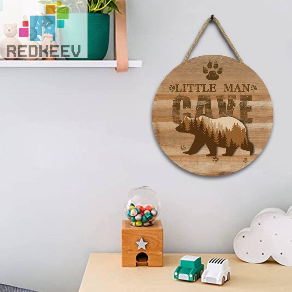 Biển Hiệu Treo Cửa Hình Gấu Trang Trí Phòng Ngủ Cho Bé