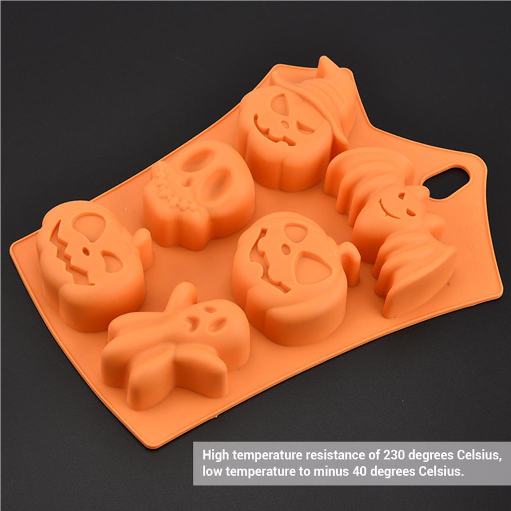 Set 2 Khuôn Làm Bánh Tạo Hình Bí Ngô / Đầu Lâu Độc Đáo Tiện Dụng