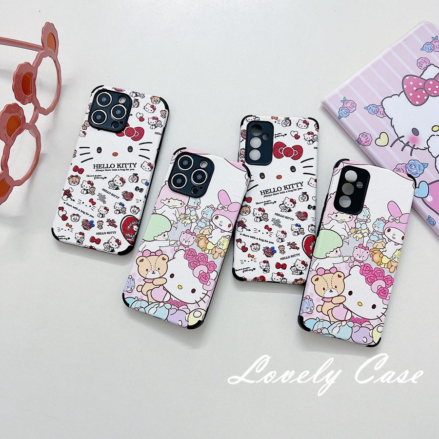Ốp Điện Thoại Mềm In Hoạt Hình Hello Kitty Cho IPhone 14 13 12 11 Pro Max X XR Xs Max 7 8 Plus SE 2020