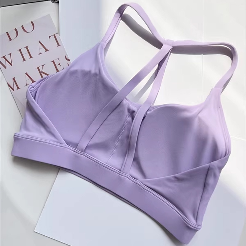 Áo Ngực Thể Thao Dây Mảnh Hở Lưng Tập Yoga
