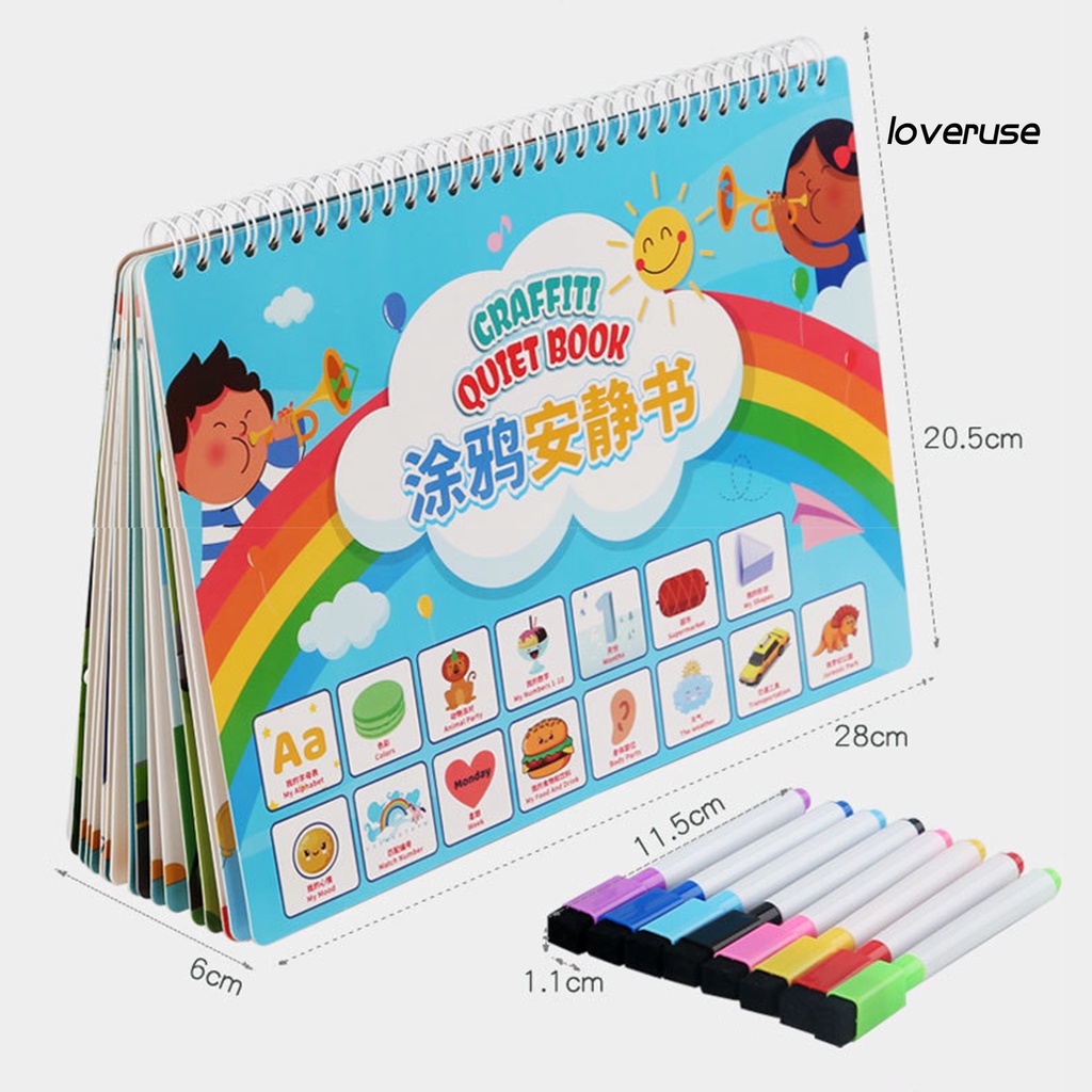 1 Bộ Sách Dán Đa Năng Chống Rách Tiện Dụng Cho Bé