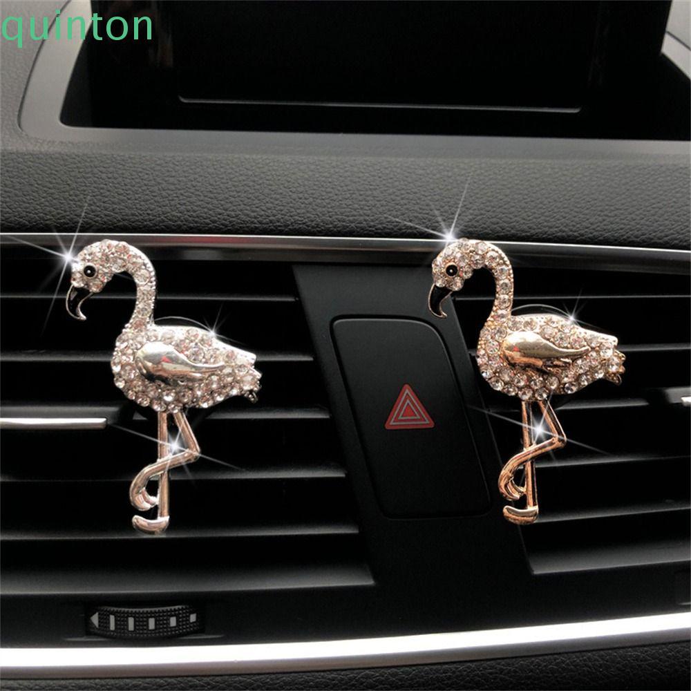 QUINTON Kẹp Khuếch Tán Hương Thơm Hình Voi Trang Trí Lỗ Thông Gió Xe Hơi