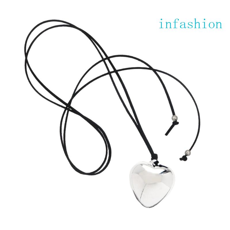 Vòng cổ Hình Trái Tim Phong Cách Punk Ngọt Ngào