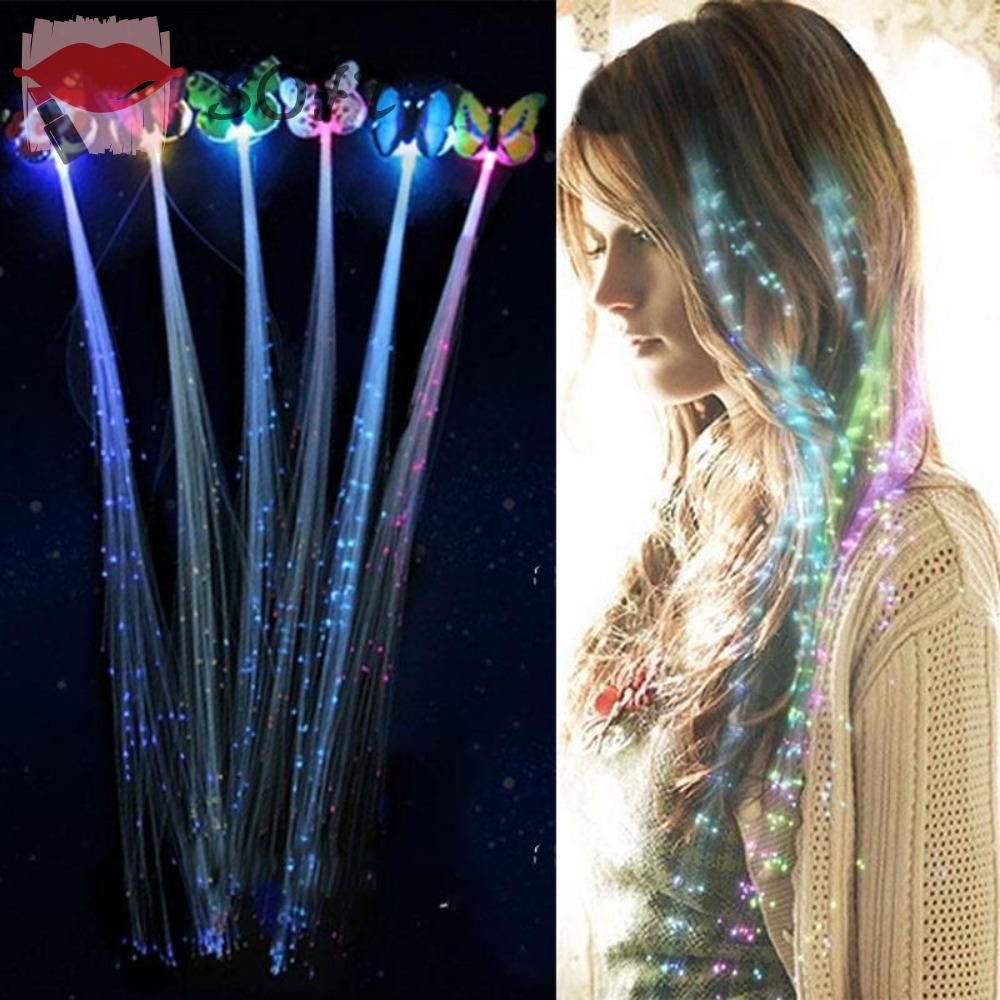 SOFTNESS Bộ Kẹp Tóc Có Đèn Led Phát Sáng Độc Đáo