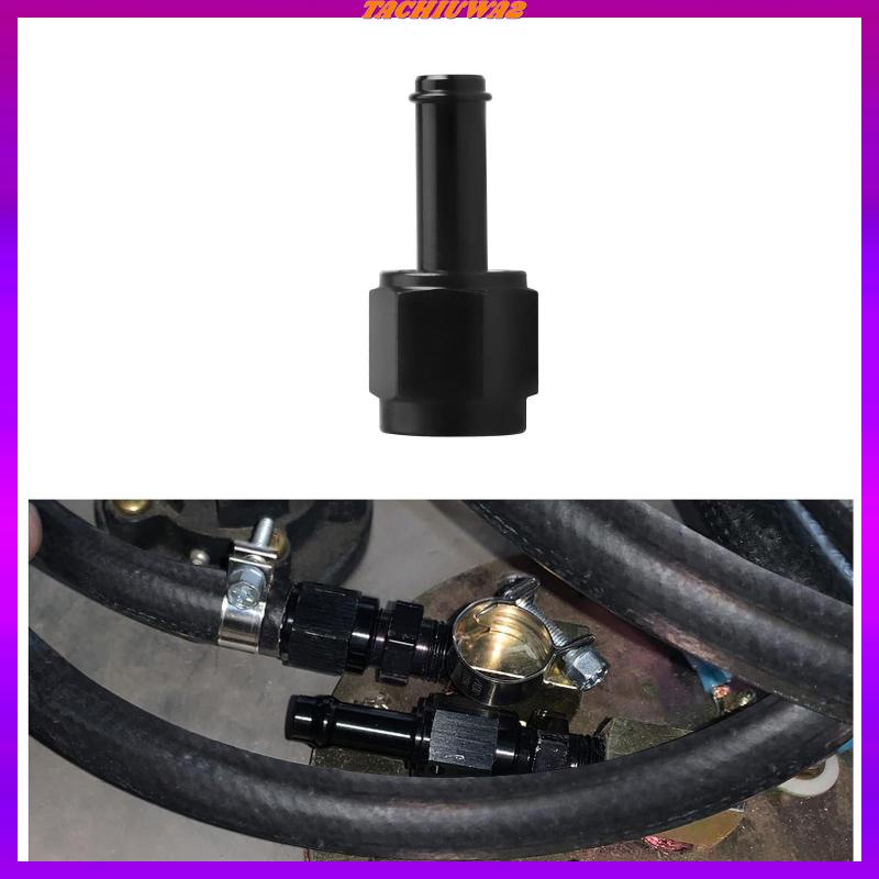 Đầu Nối Ống Nhiên Liệu 6AN Bằng Nhôm Màu Đen