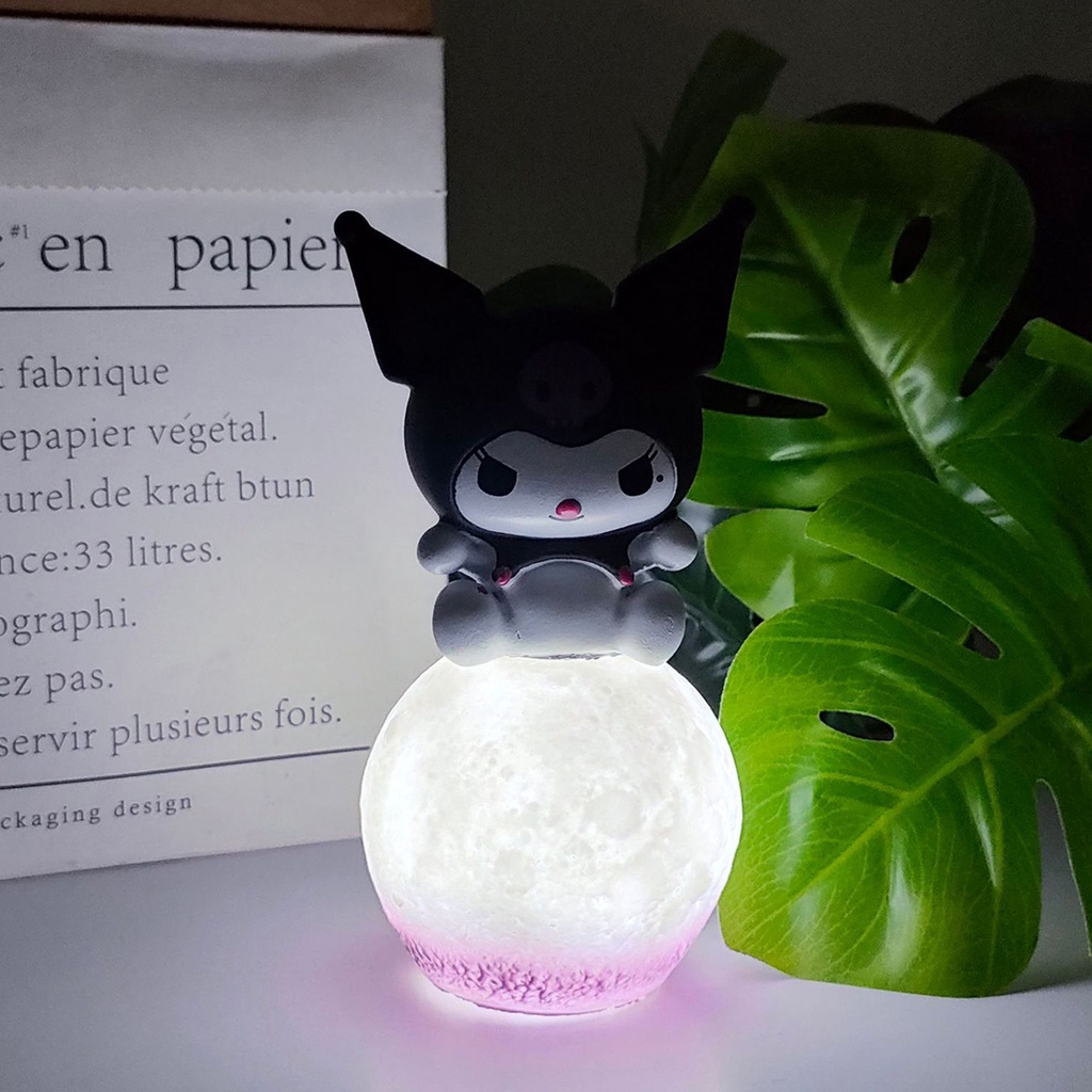 SANRIO Đèn Ngủ LED 3D Hình Cinnamoroll Kuromi Melody Dễ Thương