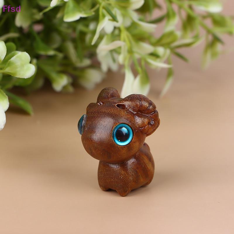 {Ffsd} Mặt Dây Chuyền Hình Cừu Nhỏ Màu Xanh Lá Chạm Khắc Dễ Thương Làm Quà Tặng DIY