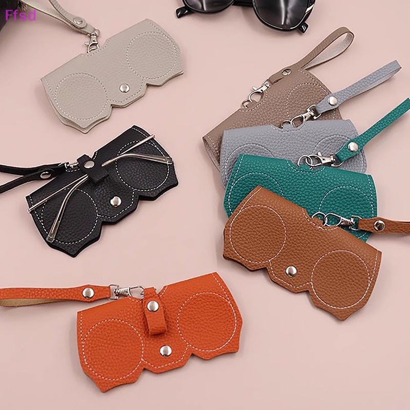 1 Túi Da Đựng Mắt Kính Cầm Tay Phong Cách Retro