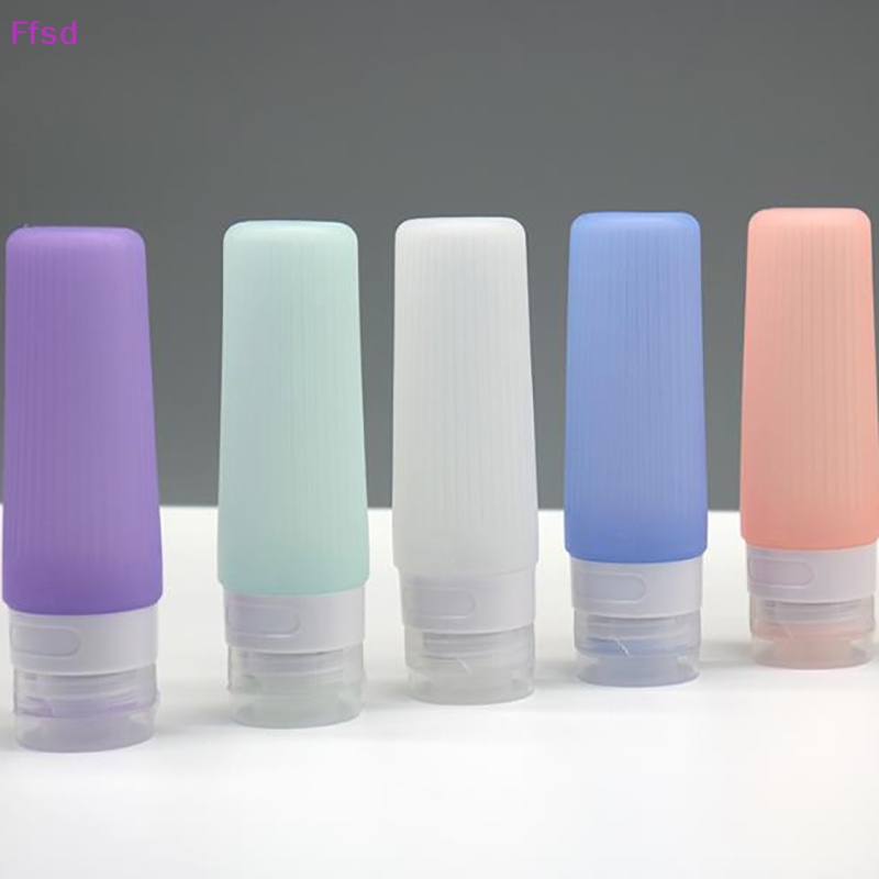 {Ffsd} Chai Silicon Rỗng Đựng Dầu Gội Sữa Tắm Mỹ Phẩm Hình Nón Có Thể Đổ Đầy Lại * Bán Chạy Khi Đi Du Lịch