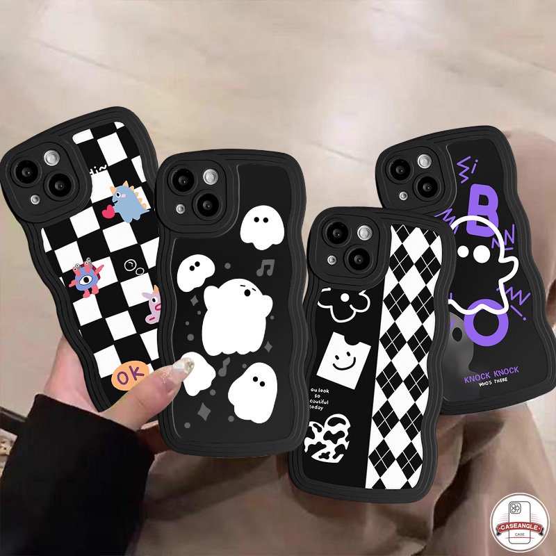 Ốp Điện Thoại Mềm Hình Quái Vật Cho Oppo A7 A76 A17 A17K A77s A12 A95 A57 A77 A96 A52 A1k A5s A16K A9 A5 A16 A15 A3s A53 A54 A74 A16s