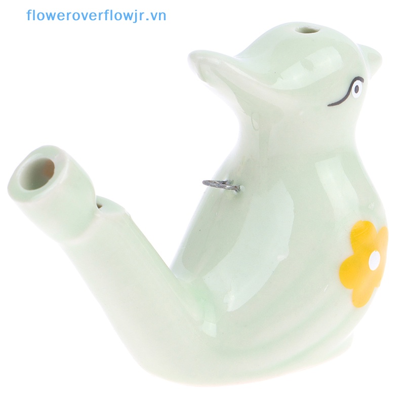 1 Còi Thổi Nước Hình Chú Chim Bằng Gốm Sứ Kèm Dây Đeo Đồ Chơi Giáo Dục Cho Bé