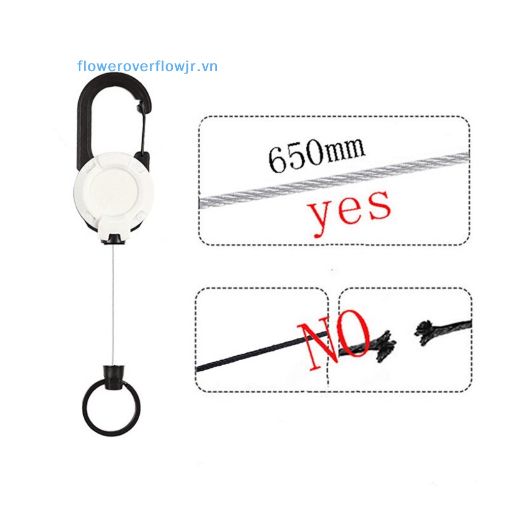 Dây Móc Khóa Tự Động Chống Trộm Luya FJR Mới Ngoài Trời Có Thể Thu Gọn