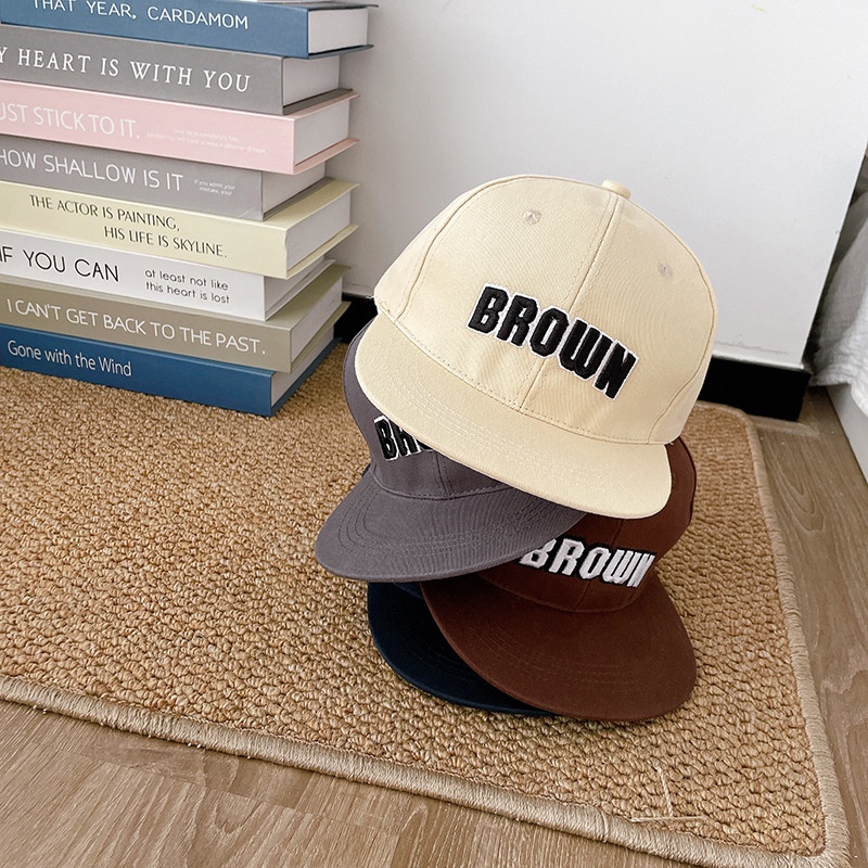 Mũ Lưỡi Trai Thêu Chữ Mới Cho Bé