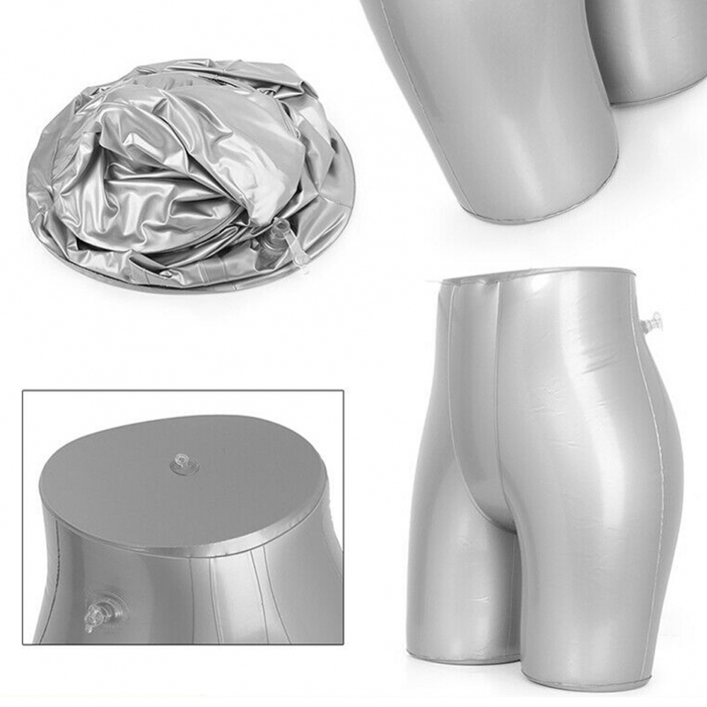 Mô Hình Ma Nơ Canh Nữ Bơm Hơi Bằng Pvc Màu Bạc