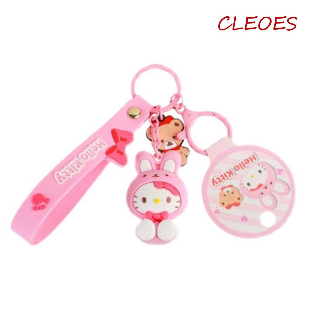 CLEOES Móc Khóa Hình Hoạt Hình My Melody Pompom Purin Kuromi Kitty Cinnamoroll