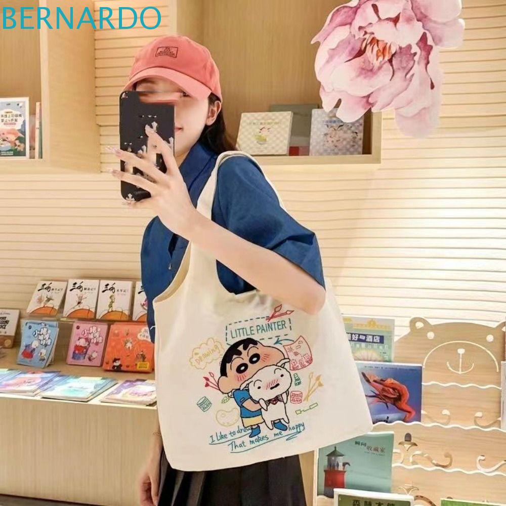 BERNARDO Túi Đeo Chéo Vai Bằng Vải Bạt Hình Gấu Dâu Tây Thời Trang Cho Nữ