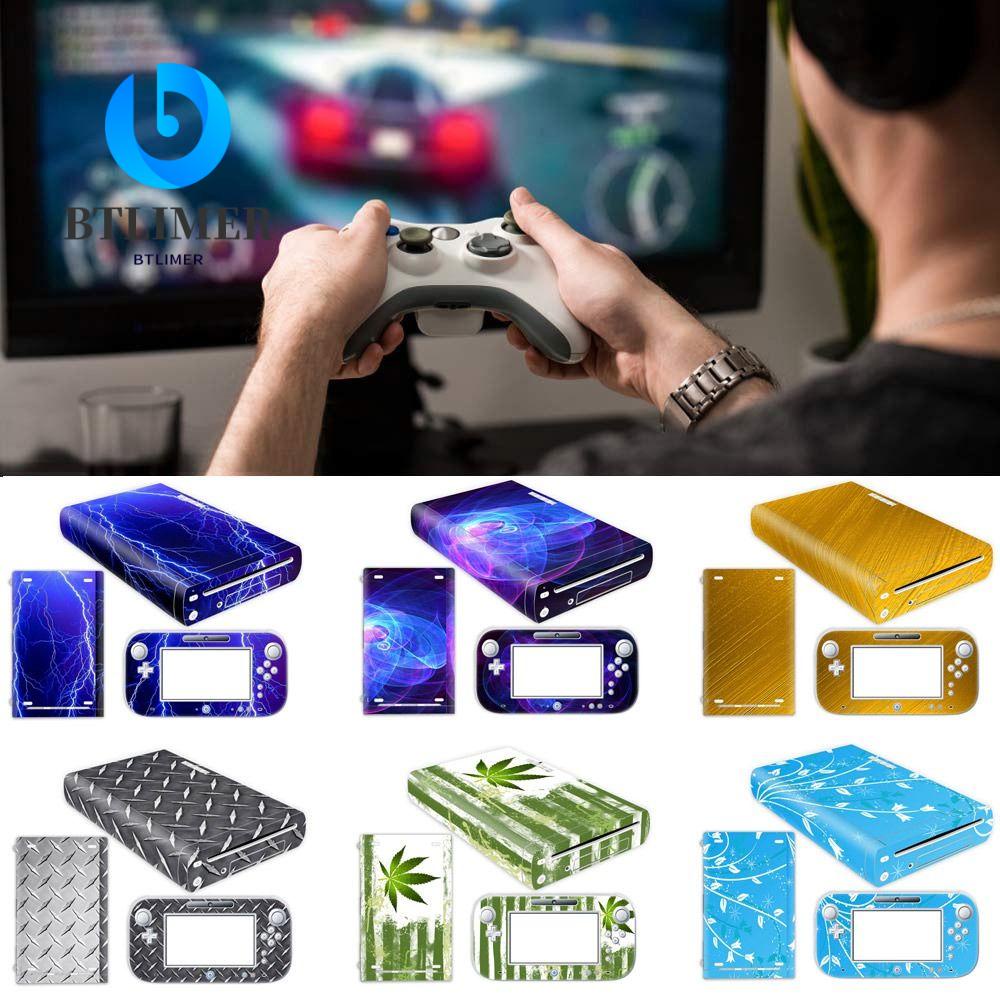 BTLIMER Bộ Đề Can Dán Bảo Vệ Toàn Diện Cho Nintendo Wii U