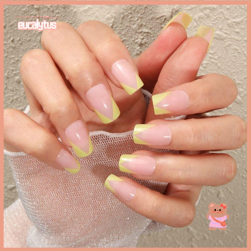 EUTUS Set 24 Móng Tay Giả Chuyên Dụng Cho Nữ