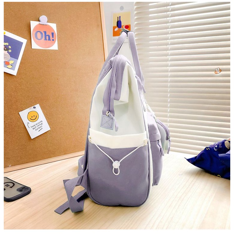 Ba Lô Đi Học Siêu Nhẹ Họa Tiết Hoạt Hình Cinnamoroll Phong Cách Nhật Bản Xinh Xắn