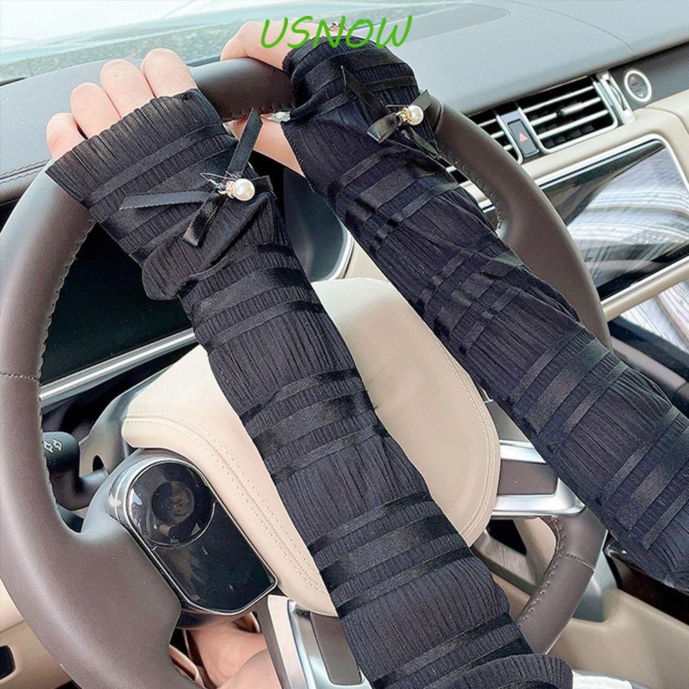 USNOW Găng Cánh Tay Chống Nắng Chống Tia UV Dáng Rộng Thời Trang Mùa Hè Cho Nữ