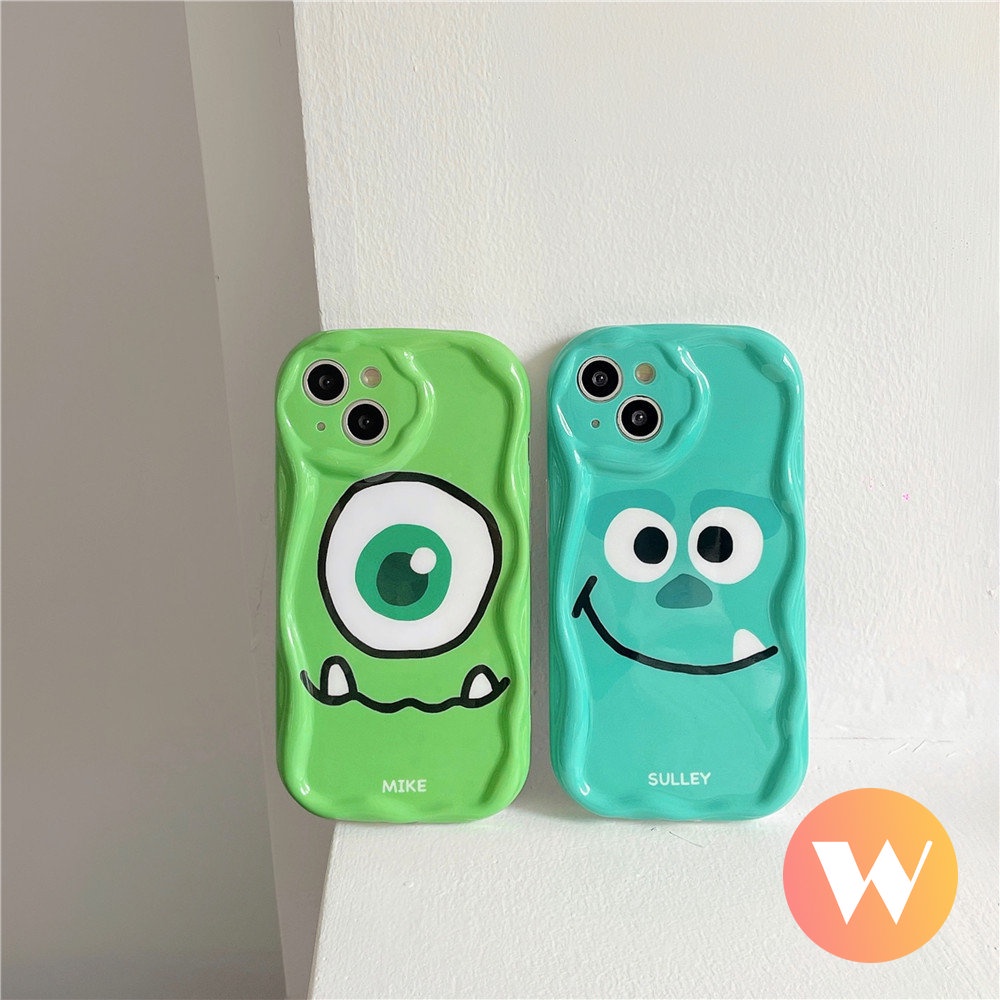 Ốp Điện Thoại Mềm Hình Quái Vật 3D Viền Cong Cho IPhone 7Plus 8 6s 6 7 Plus XR XS X Max SE 2020 11 13 12 14 Pro Max