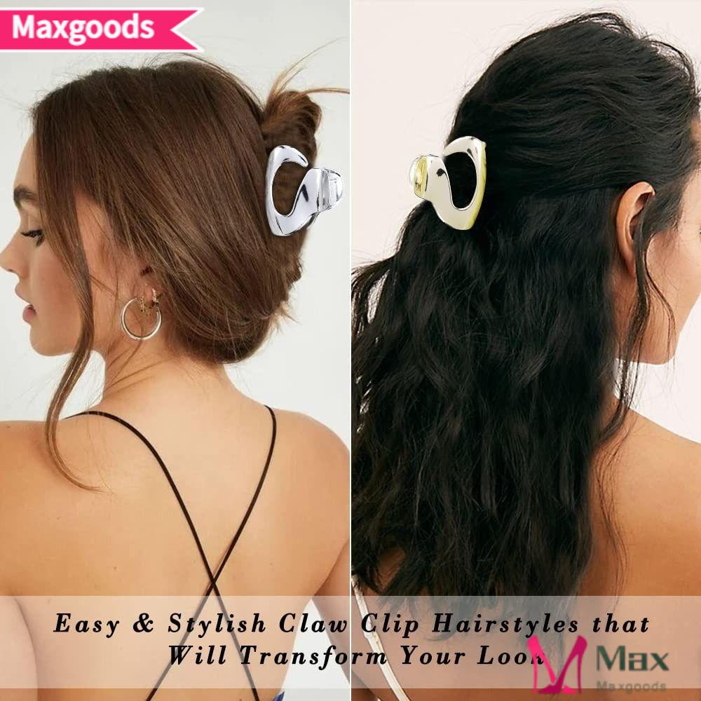 MAXG Kẹp Tóc Càng Cua Dày Dặn Thời Trang Cho Nữ